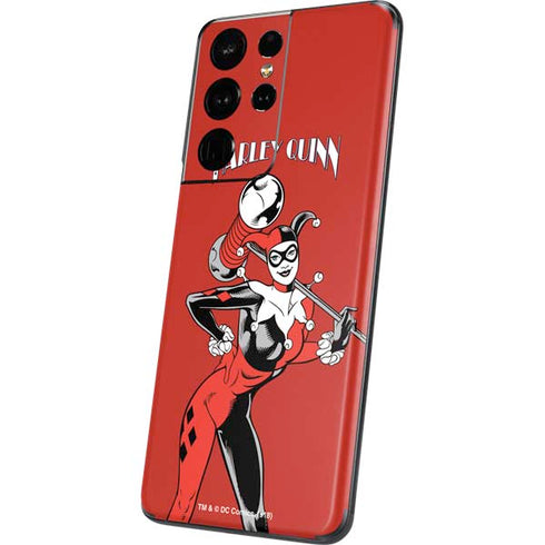 DC Comics Harley Quinn Classic Art Pose Galaxy S21 Ultra 5G Skin