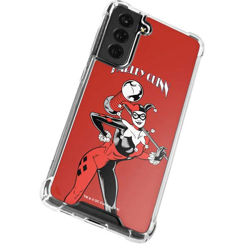 DC Comics Harley Quinn Classic Art Pose Galaxy S22 Clear Case