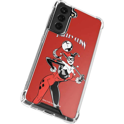 DC Comics Harley Quinn Classic Art Pose Galaxy S22 Plus Clear Case
