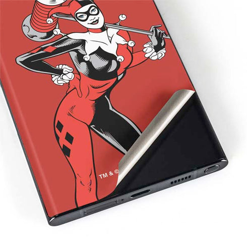 DC Comics Harley Quinn Classic Art Pose Galaxy S22 Ultra Skin