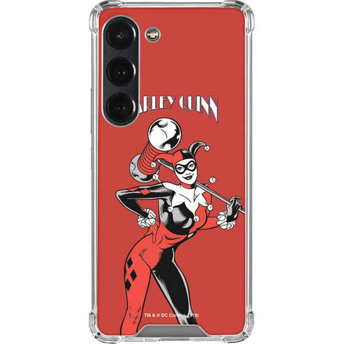 DC Comics Harley Quinn Classic Art Pose Galaxy S23 Clear Case