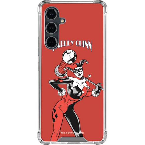 DC Comics Harley Quinn Classic Art Pose Galaxy S23 FE Clear Case