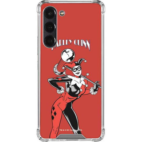 DC Comics Harley Quinn Classic Art Pose Galaxy S23 Plus Clear Case