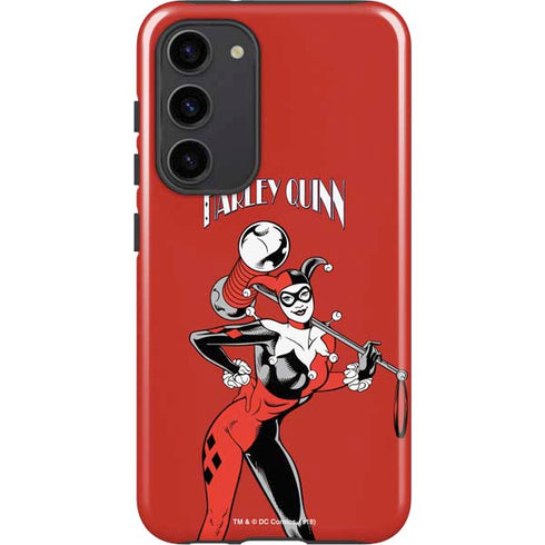 DC Comics Harley Quinn Classic Art Pose Galaxy S23 Plus Pro Case
