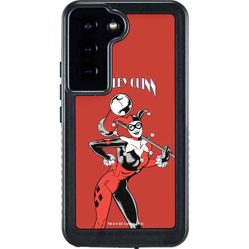 DC Comics Harley Quinn Classic Art Pose Galaxy S23 Waterproof Case