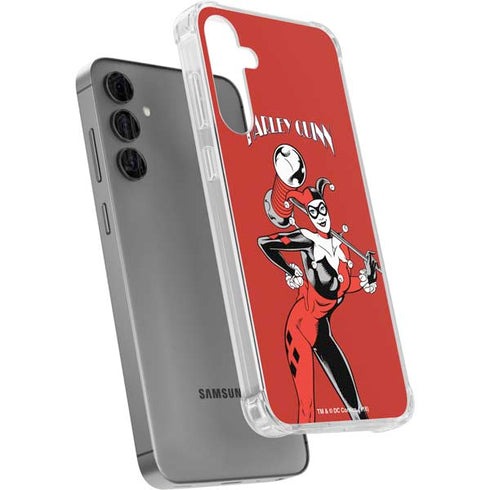 DC Comics Harley Quinn Classic Art Pose Galaxy S24 Plus Clear Case