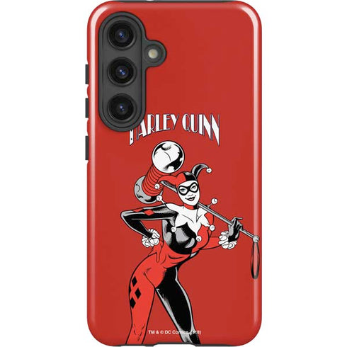DC Comics Harley Quinn Classic Art Pose Galaxy S24 Plus Impact Case