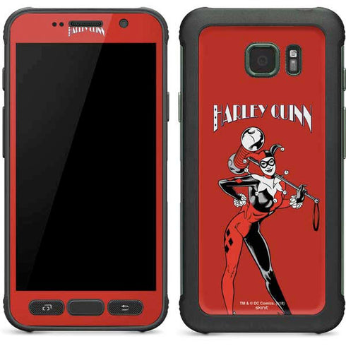 DC Comics Harley Quinn Classic Art Pose Galaxy S7 Active Skin
