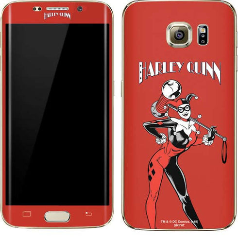 DC Comics Harley Quinn Classic Art Pose Galaxy S7 Edge Skin