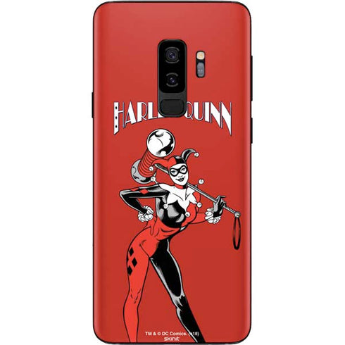 DC Comics Harley Quinn Classic Art Pose Galaxy S9 Plus Skin