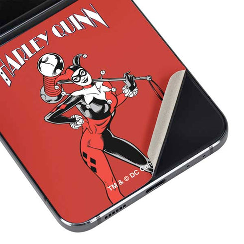 DC Comics Harley Quinn Classic Art Pose Galaxy Z Flip5 5G Skin