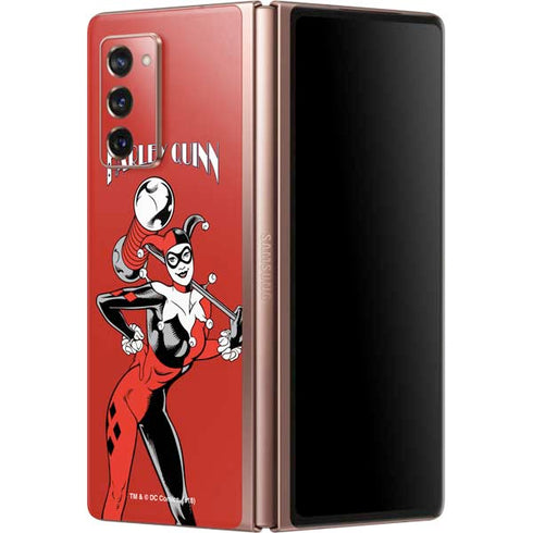 DC Comics Harley Quinn Classic Art Pose Galaxy Z Fold2 5G Skin