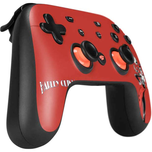 DC Comics Harley Quinn Classic Art Pose Google Stadia Controller Skin
