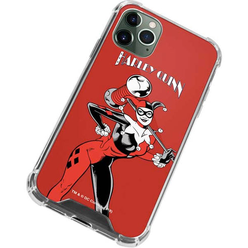 DC Comics Harley Quinn Classic Art Pose iPhone 11 Pro Max Clear Case