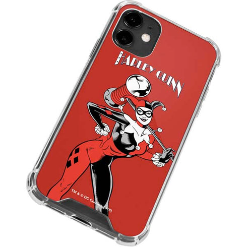 DC Comics Harley Quinn Classic Art Pose iPhone 12 Clear Case