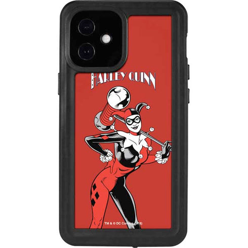 DC Comics Harley Quinn Classic Art Pose iPhone 12 Mini Waterproof Case