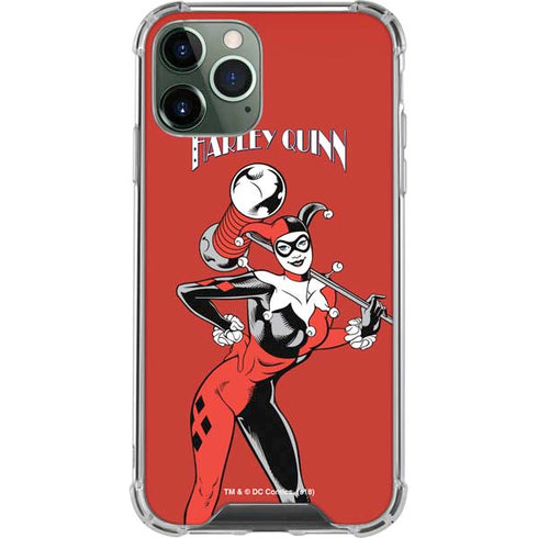 DC Comics Harley Quinn Classic Art Pose iPhone 12 Pro Clear Case