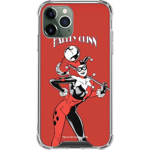 DC Comics Harley Quinn Classic Art Pose iPhone 12 Pro Max Clear Case