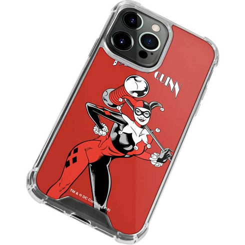 DC Comics Harley Quinn Classic Art Pose iPhone 15 Pro Max Clear Case