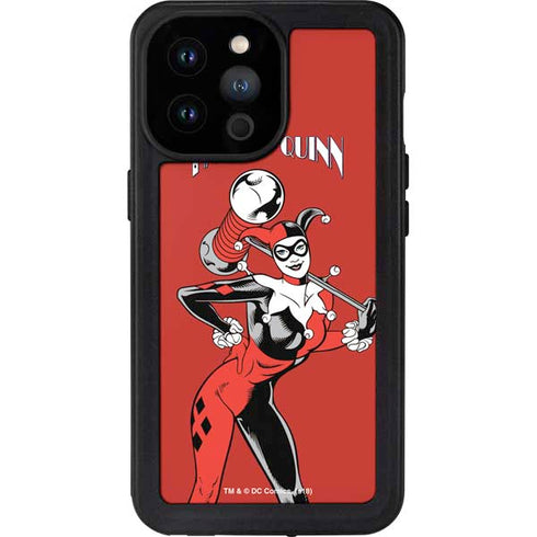 DC Comics Harley Quinn Classic Art Pose iPhone 14 Pro Max Waterproof Case