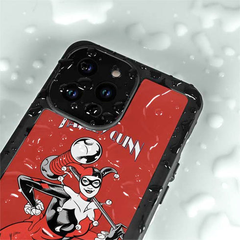 DC Comics Harley Quinn Classic Art Pose iPhone 14 Pro Max Waterproof Case
