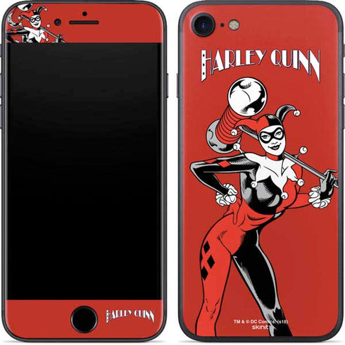 DC Comics Harley Quinn Classic Art Pose iPhone SE (2nd & 3rd Gen) Skin