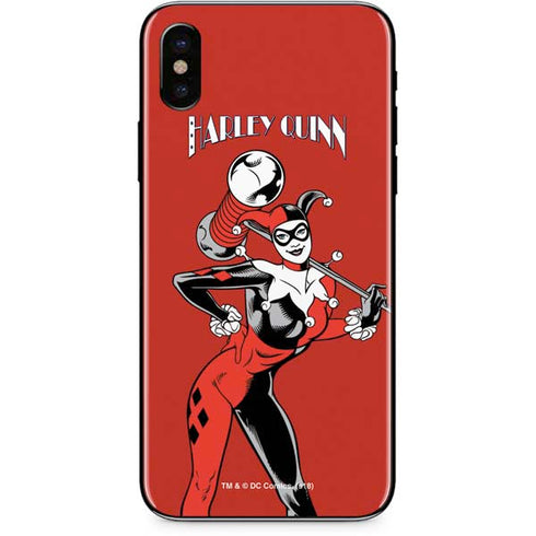 DC Comics Harley Quinn Classic Art Pose iPhone XS Max Skin
