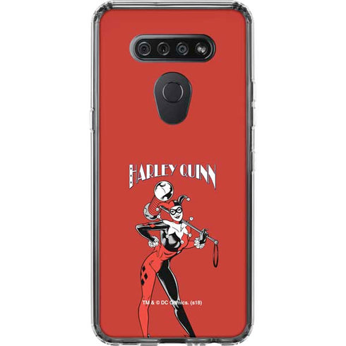 DC Comics Harley Quinn Classic Art Pose LG K51/Q51 Clear Case