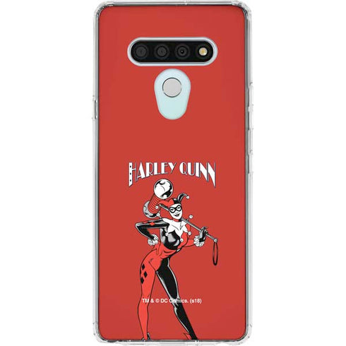 DC Comics Harley Quinn Classic Art Pose LG Stylo 6 Clear Case