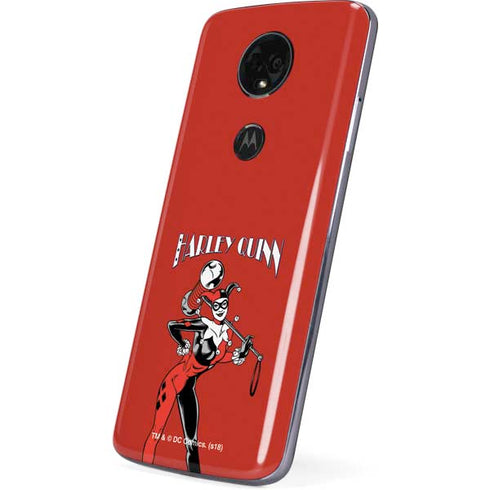 DC Comics Harley Quinn Classic Art Pose Moto E5 Plus Skin