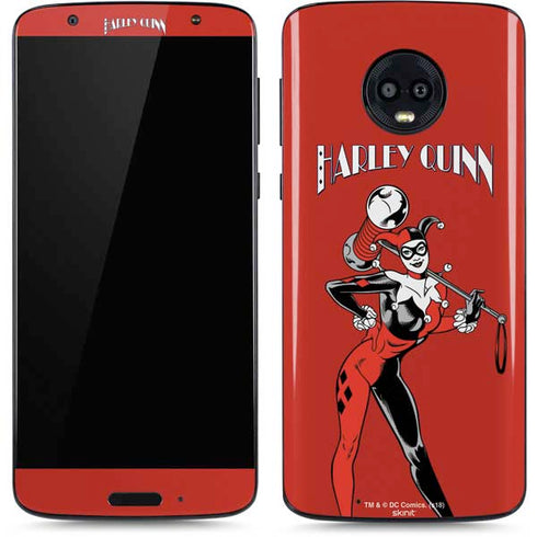 DC Comics Harley Quinn Classic Art Pose Moto G6 Skin