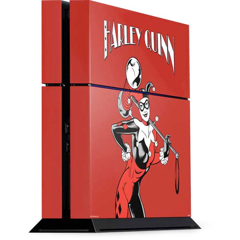 DC Comics Harley Quinn Classic Art Pose PS4 Console Skin