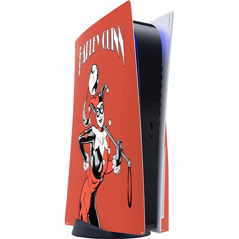 DC Comics Harley Quinn Classic Art Pose PS5 Console Skin