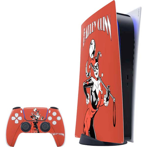 DC Comics Harley Quinn Classic Art Pose PS5 Digital Edition Bundle Skin