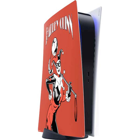 DC Comics Harley Quinn Classic Art Pose PS5 Digital Edition Console Skin
