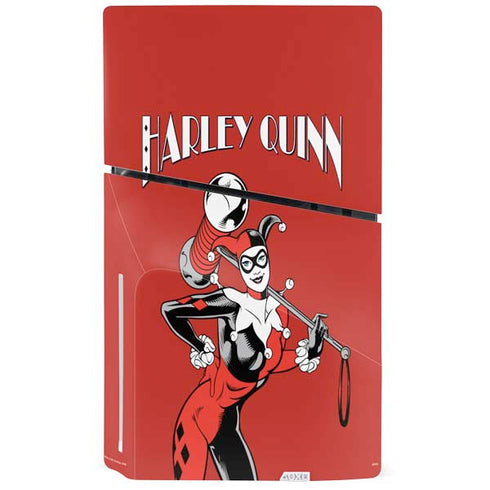 DC Comics Harley Quinn Classic Art Pose PS5 Slim Disk Bundle Skin