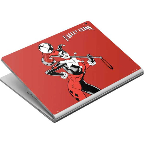 DC Comics Harley Quinn Classic Art Pose Surface Book Skin