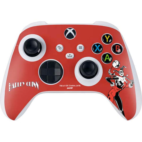 DC Comics Harley Quinn Classic Art Pose Xbox Series S Controller Skin