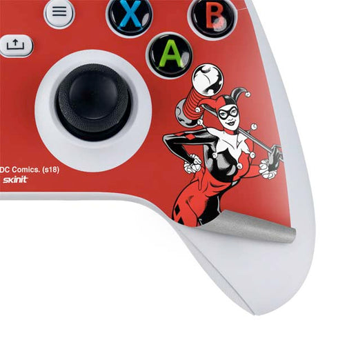 DC Comics Harley Quinn Classic Art Pose Xbox Series S Controller Skin