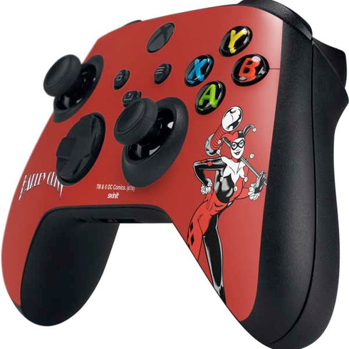 DC Comics Harley Quinn Classic Art Pose Xbox Series X Controller Skin