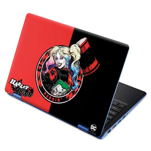 DC Comics Harley Quinn Puddin Aspire R11 11.6in Skin