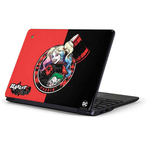 DC Comics Harley Quinn Puddin Samsung Chromebook Skin