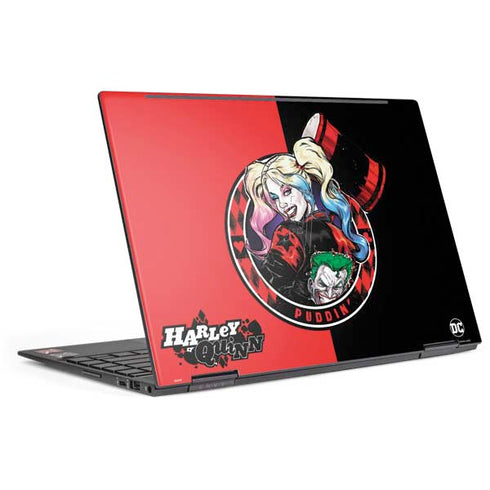 DC Comics Harley Quinn Puddin HP Envy Skin