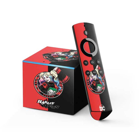 DC Comics Harley Quinn Puddin Fire TV Cube Skin