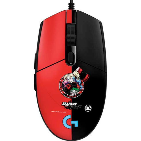 DC Comics Harley Quinn Puddin G203 Prodigy RGB Wired Gaming Mouse Skin