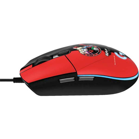 DC Comics Harley Quinn Puddin G203 Prodigy RGB Wired Gaming Mouse Skin