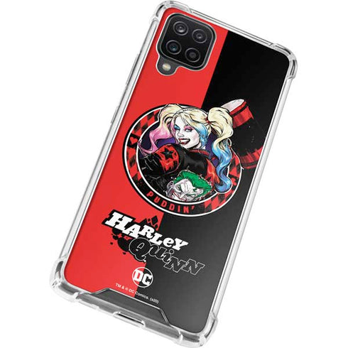 DC Comics Harley Quinn Puddin Galaxy A12 Clear Case