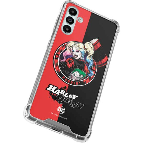 DC Comics Harley Quinn Puddin Galaxy A13 5G Clear Case
