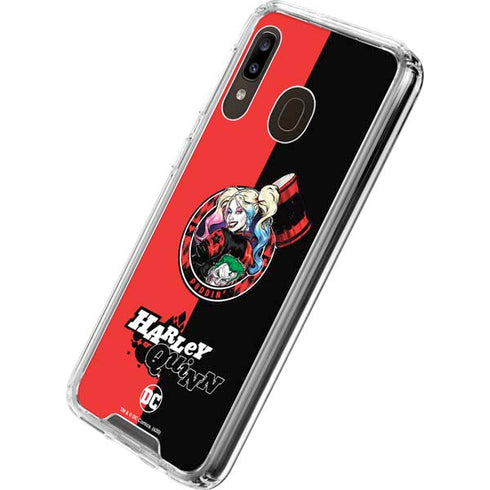 DC Comics Harley Quinn Puddin Galaxy A30 Clear Case
