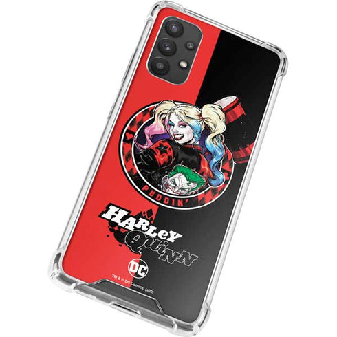 DC Comics Harley Quinn Puddin Galaxy A32 5G Clear Case